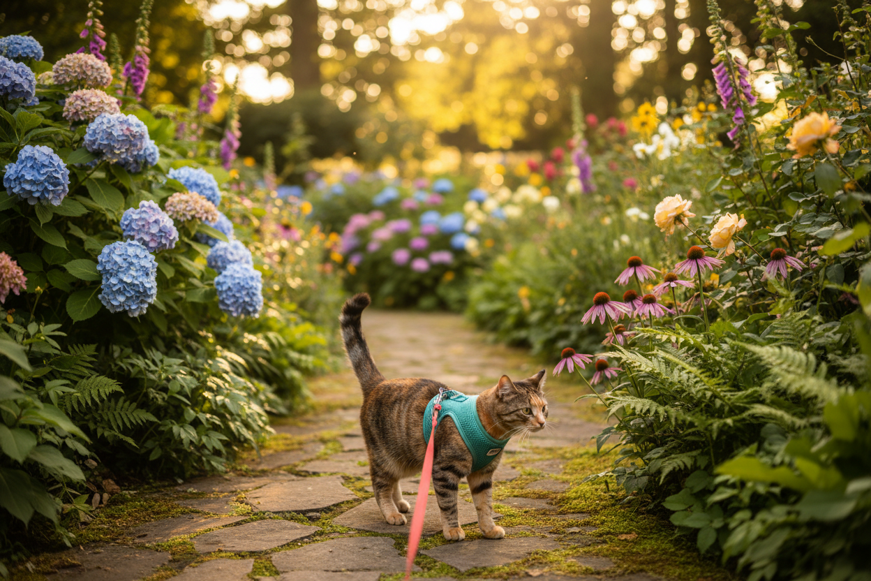 Micio all'avventura: Guida sicura alla passeggiata in città 🐾🌳