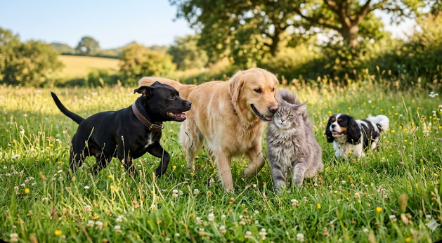 Cani e Gatti : i padroni di casa.