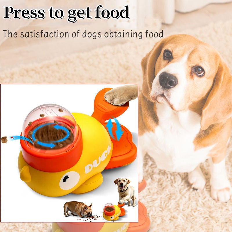 🦆🧩 Dispenser Cibo Interattivo "Papera Smart" - Premi per Avere la Pappa!
