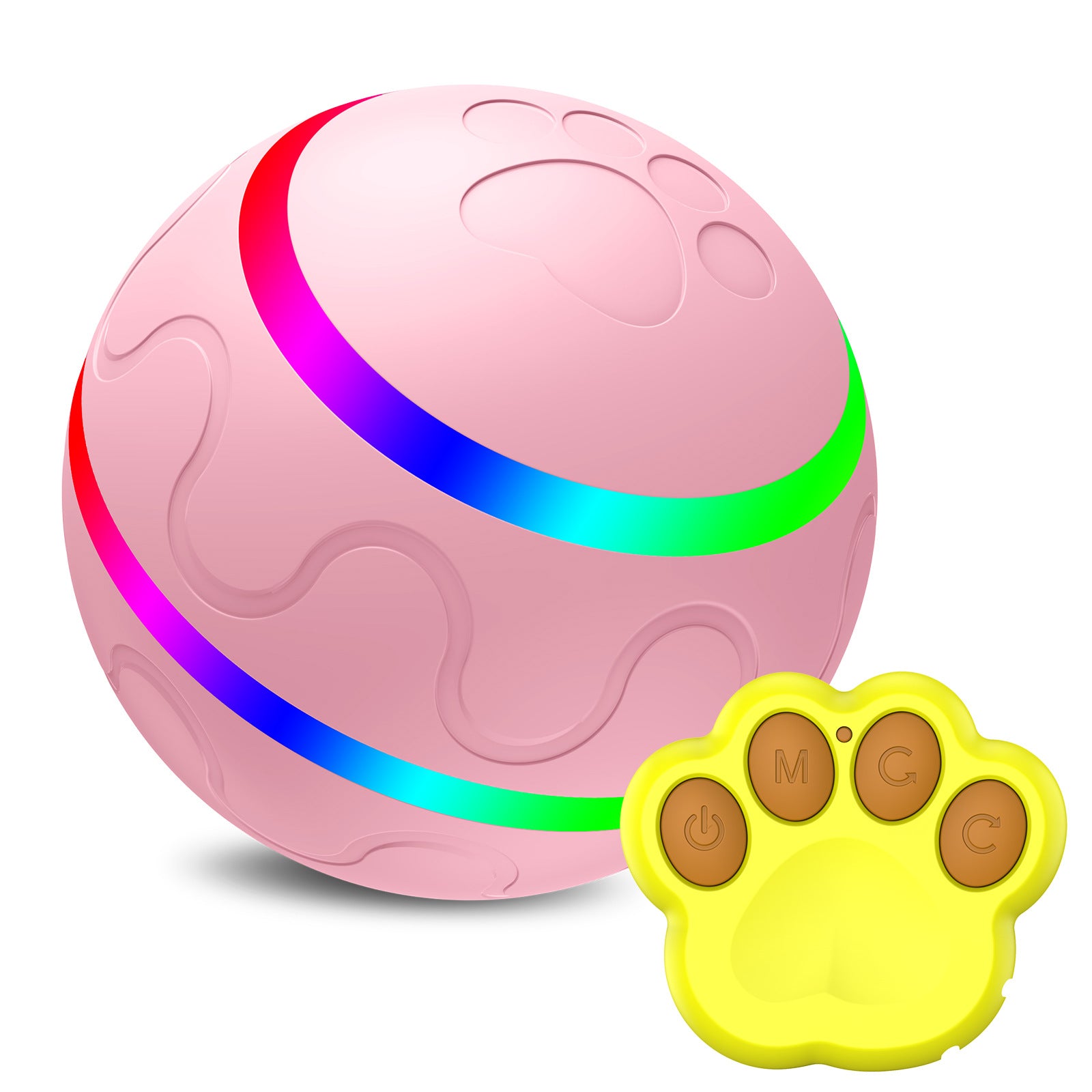 Pallina Intelligente Interattiva per Gatti - Gioco Rotante USB