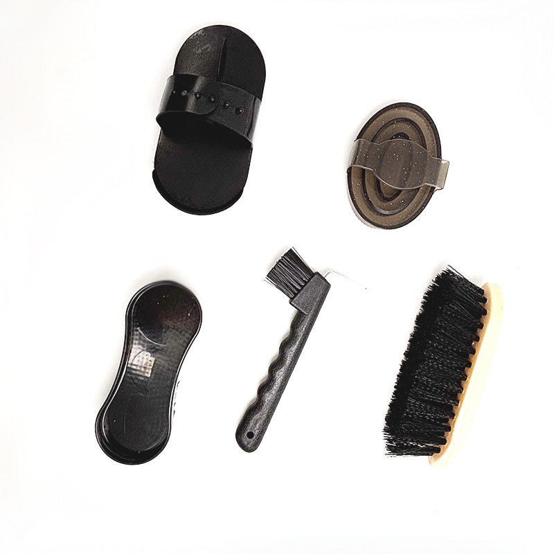 🐴🧽 Set Grooming Completo 5 Pezzi - Cura, Igiene e Coccole per il Tuo Cavallo!