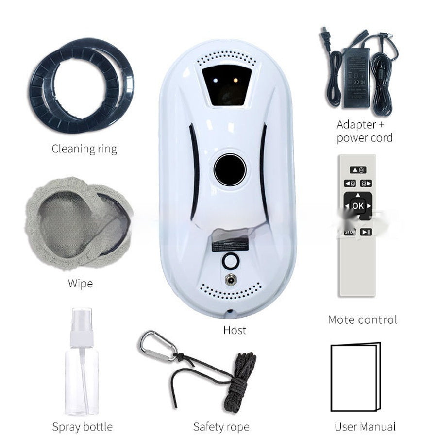 ✨🪟 Robot Lavavetri Automatico Smart - Addio Nasate e Sbavate sui Vetri!Anche per acquario.