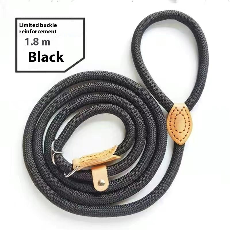 🐶🪢 Guinzaglio a Scorrimento in Morbida Corda Naturale - Eleganza e Controllo Rapido