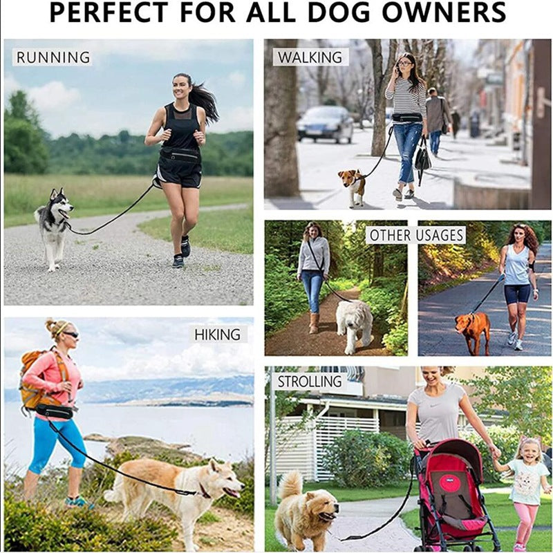 Guinzaglio a Marsupio "FreeRun": Corsa, Libertà e Zero Strappi 🏃‍♂️🐕