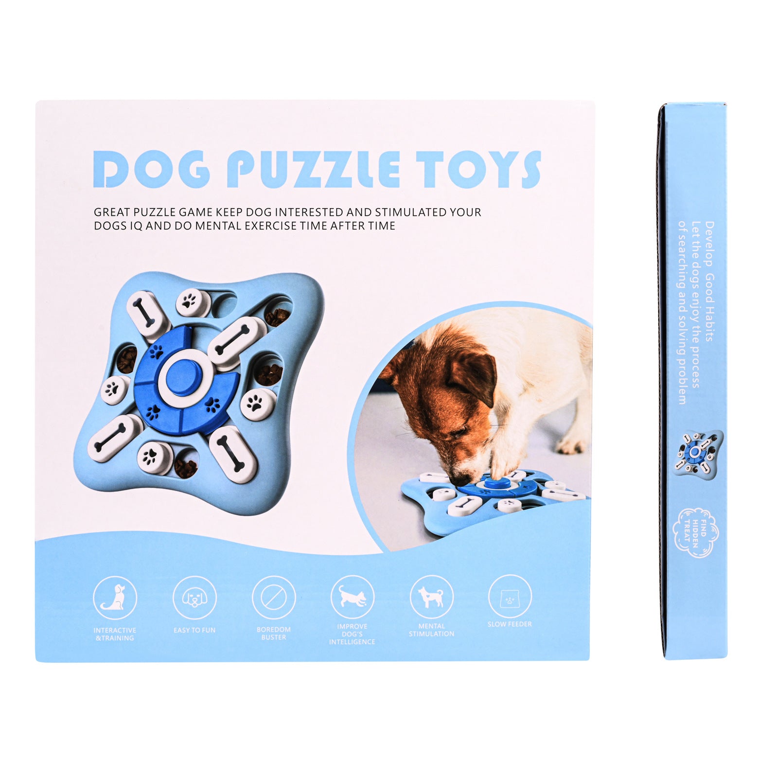 🧩🔊 Gioco Puzzle Interattivo Sonoro per Cani - Allena l'Intelligenza e Rallenta il Pasto!