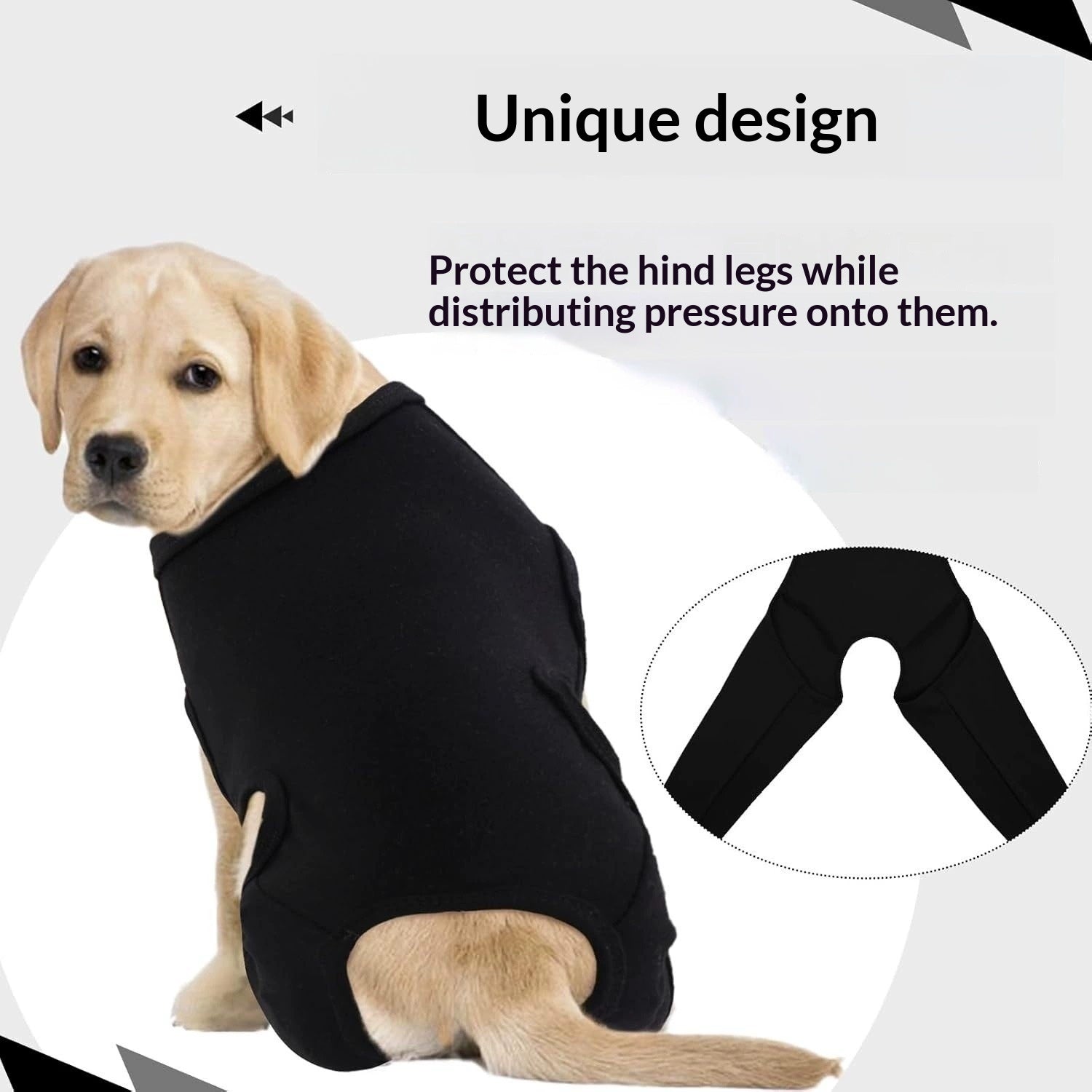 🐕🩹 Tutore Protettivo Doppio per Zampe Posteriori - Comfort Post-Operatorio!