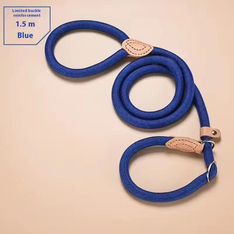 🐶🪢 Guinzaglio a Scorrimento in Morbida Corda Naturale - Eleganza e Controllo Rapido
