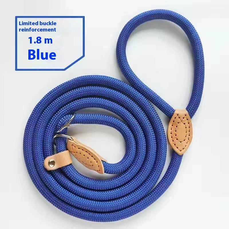 🐶🪢 Guinzaglio a Scorrimento in Morbida Corda Naturale - Eleganza e Controllo Rapido