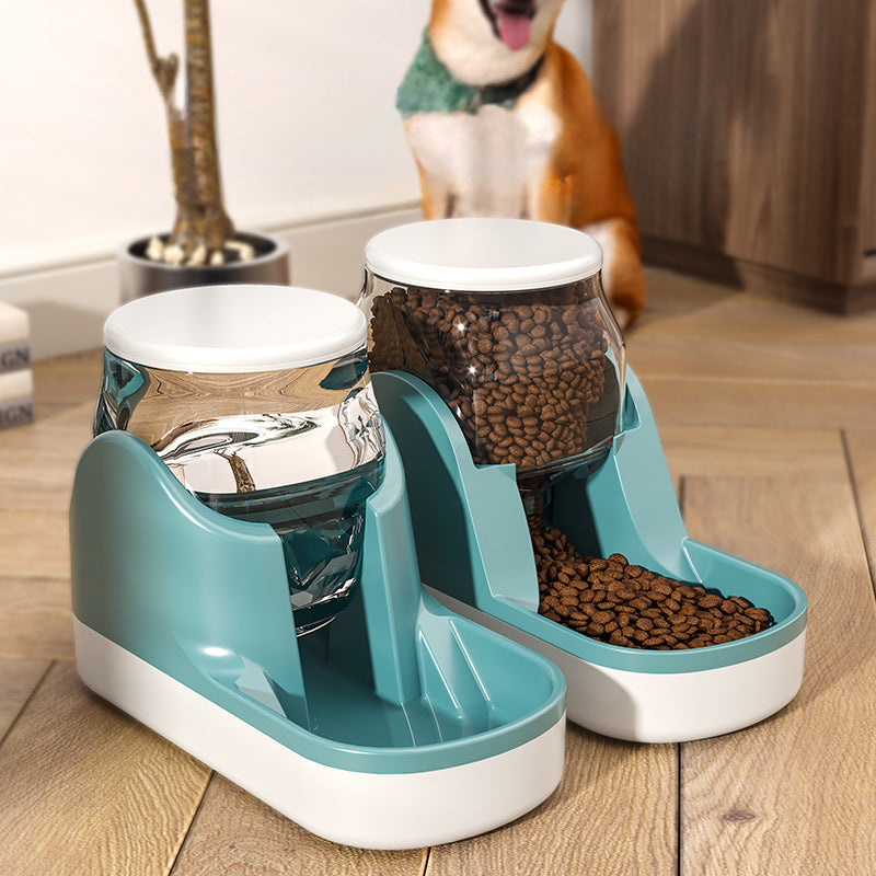 Dispenser Automatico 2 in 1 per Cibo e Acqua