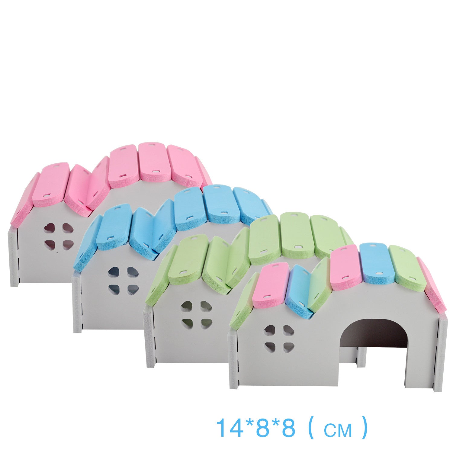 Casetta Rifugio "Rainbow": Design Colorato, Riposo Sicuro e Zero Stress 🌈🐹