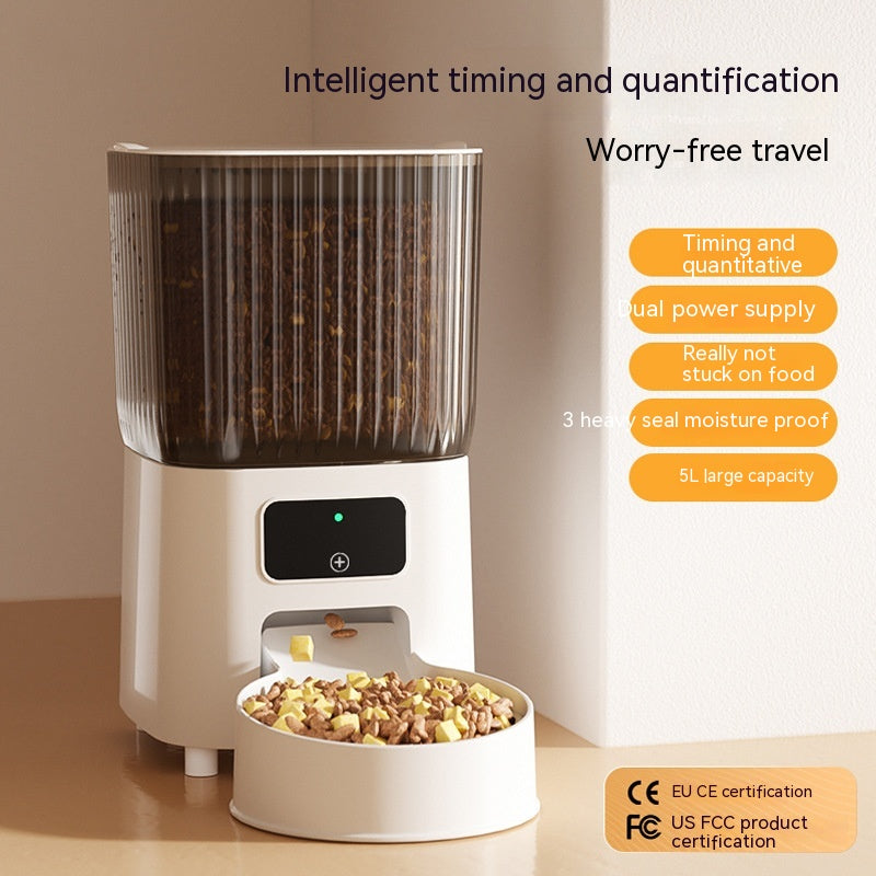 Dispenser Cibo Smart con Videocamera e App Wi-Fi