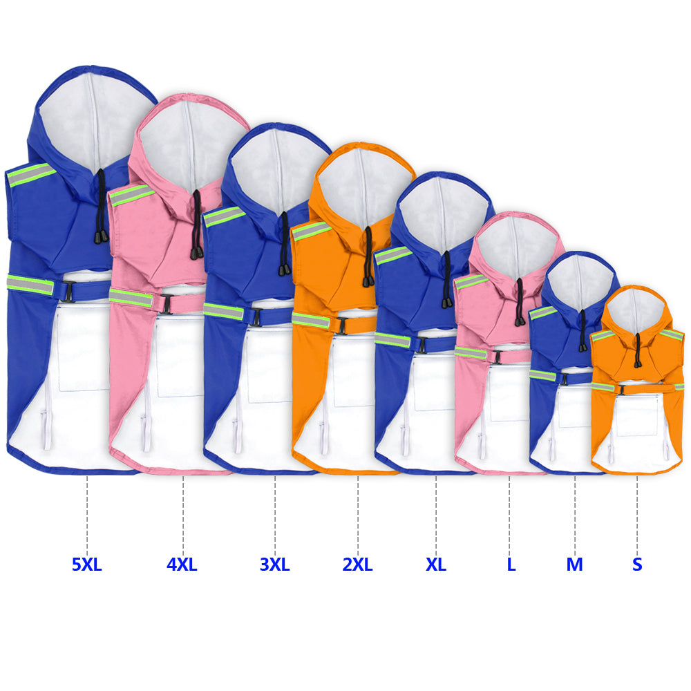 Impermeabile "RainGuard" con Cappuccio: Protezione Totale,Riflettente, Pelo Asciutto e Zero Odori , 🌧️🐾