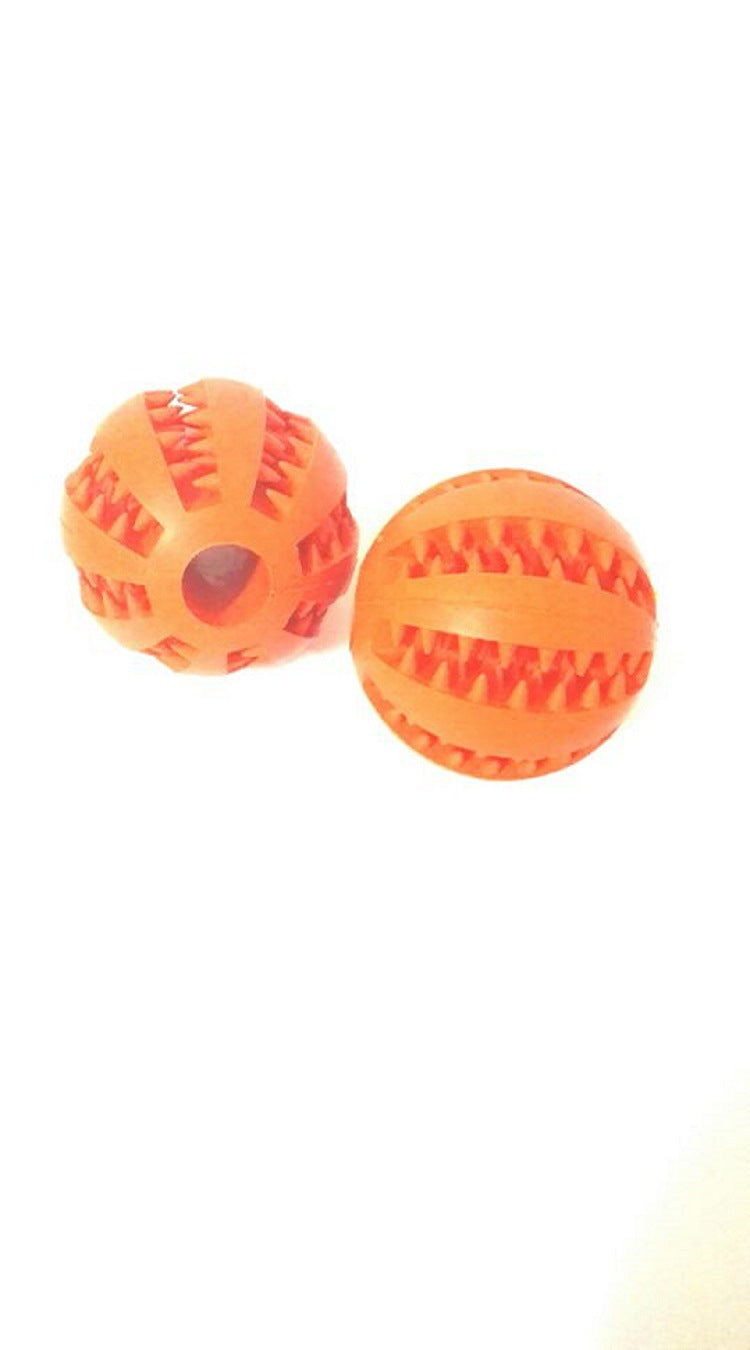 🎾🦷 Pallina Dispenser Snack Pulisci-Denti in Gomma - Divertimento al Sapore di Menta!