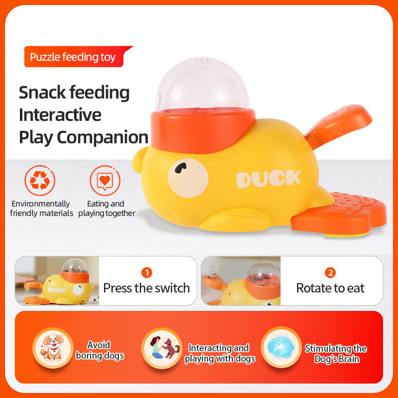 🦆🧩 Dispenser Cibo Interattivo "Papera Smart" - Premi per Avere la Pappa!