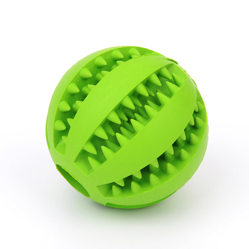 🎾🦷 Pallina Dispenser Snack Pulisci-Denti in Gomma - Divertimento al Sapore di Menta!