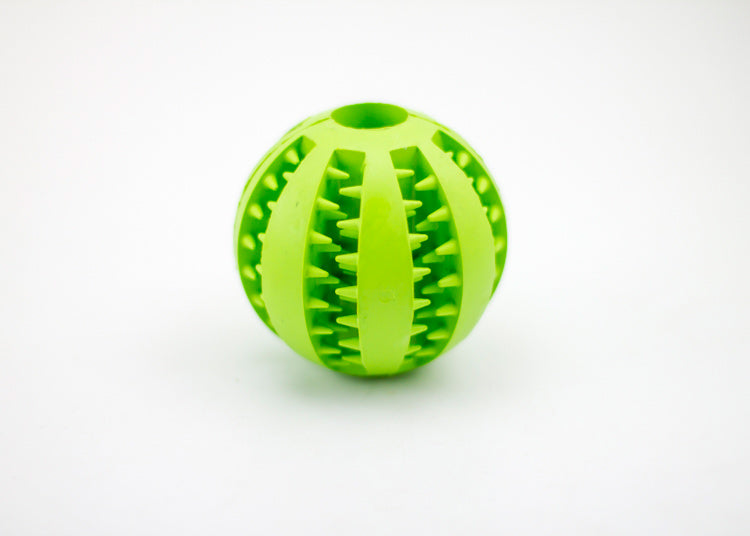 🎾🦷 Pallina Dispenser Snack Pulisci-Denti in Gomma - Divertimento al Sapore di Menta!