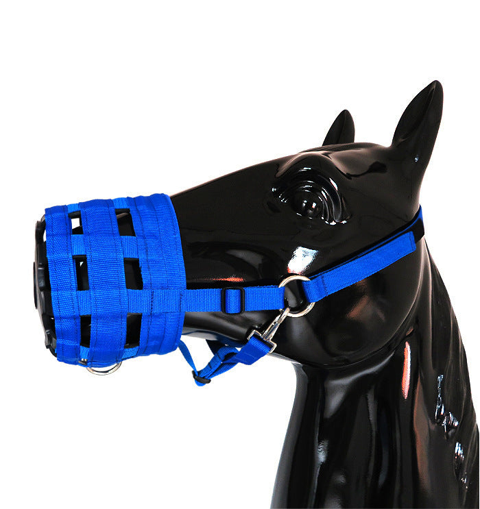 🐴🛡️ Maschera Museruola da Pascolo per Cavalli - Controllo Dietetico e Anti-Morso