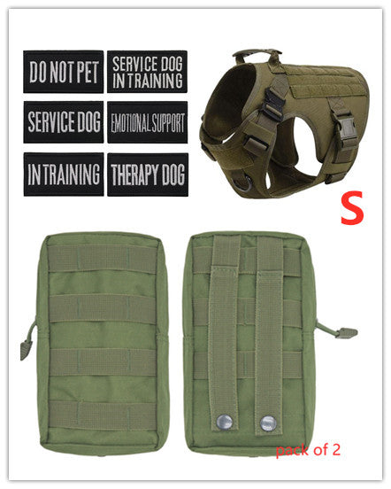 🛡️🐕 Pettorina Premium Tattica Militare per Cani Forti - Controllo Totale e Resistenza Estrema!