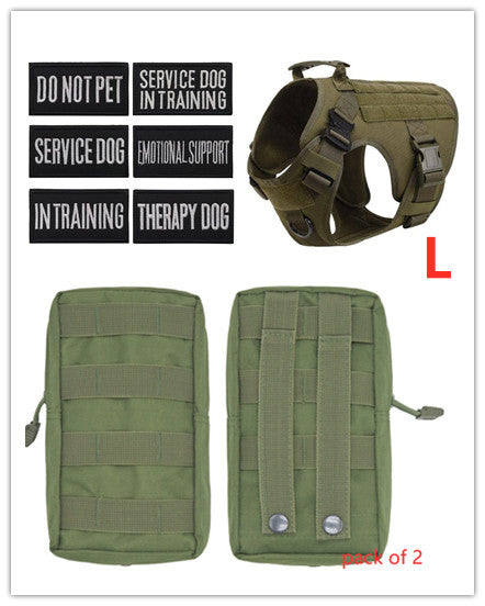 🛡️🐕 Pettorina Premium Tattica Militare per Cani Forti - Controllo Totale e Resistenza Estrema!