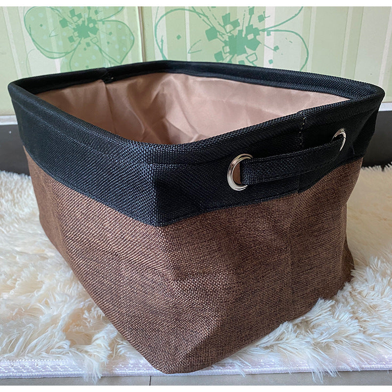 🐶🧺 Cesta Porta Giochi in Lino Elegante - Casa In Ordine e Stile Impeccabile!