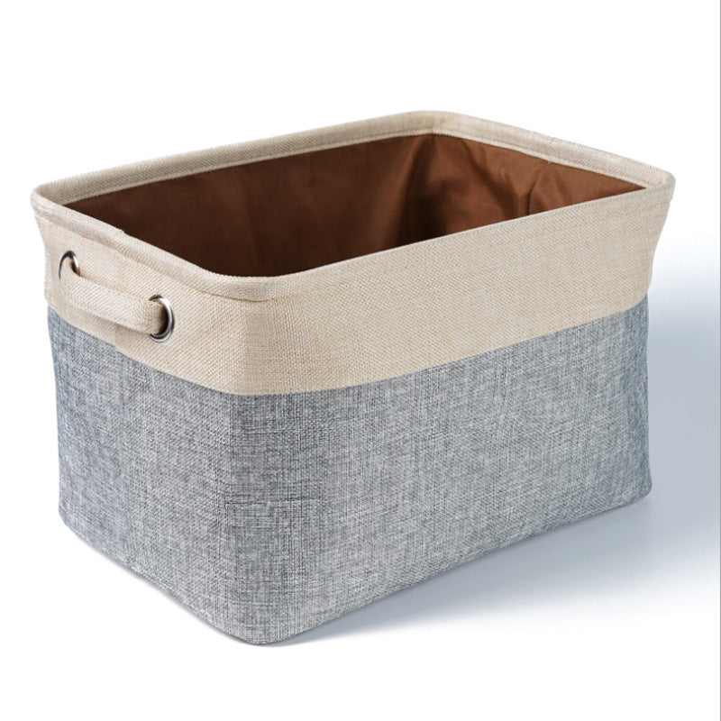 🐶🧺 Cesta Porta Giochi in Lino Elegante - Casa In Ordine e Stile Impeccabile!