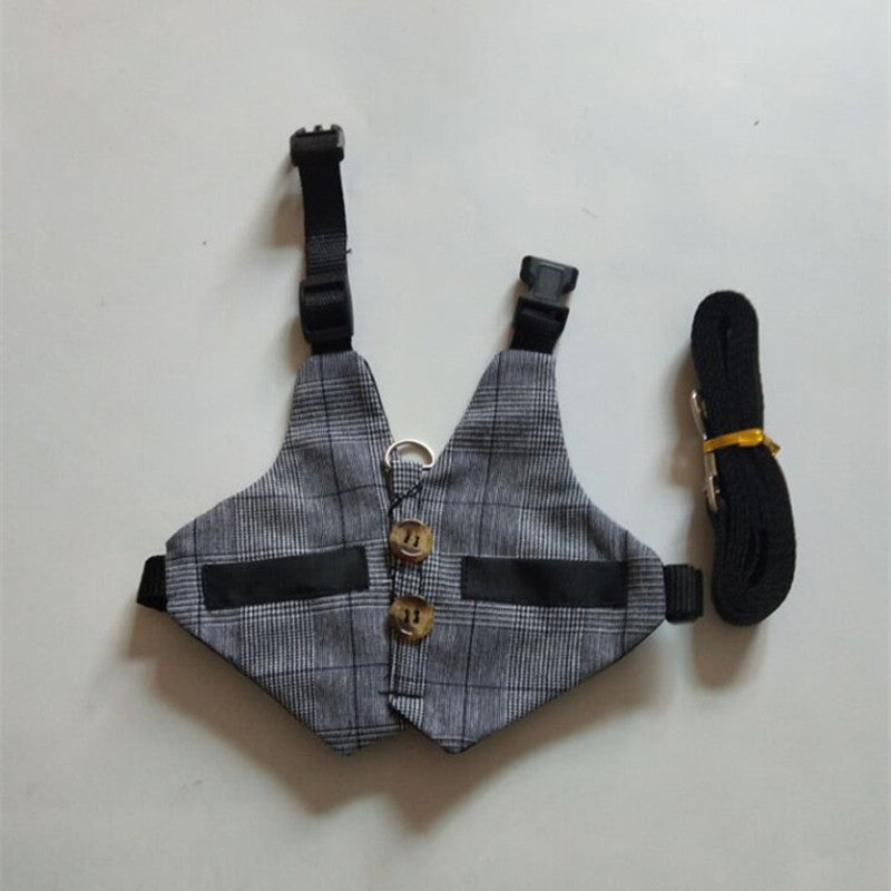 Pettorina Elegante a Gilet per Conigli: Passeggiate Sicure, Stile Unico e Zero Fughe 🐰🎩