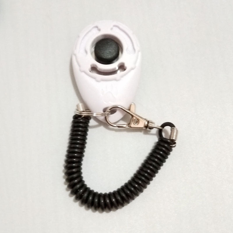 🧠🐕 Clicker Professionale da Addestramento per Cani con Laccetto a Molla!