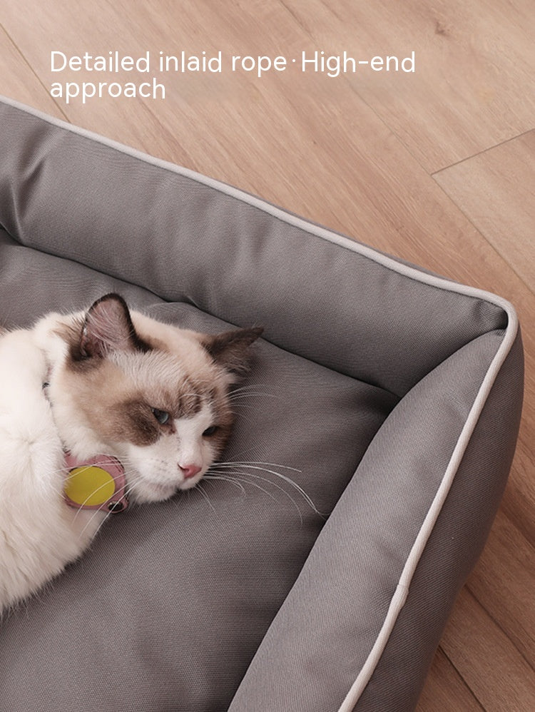 🛏️🐕 Cuccia a Divanetto in Tessuto Oxford Premium - Impermeabile e Indistruttibile!