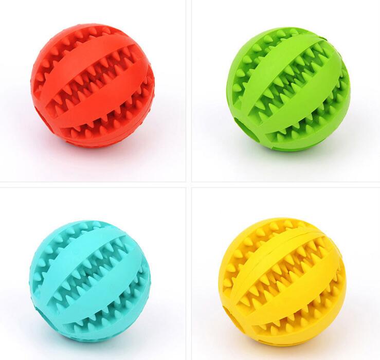 🎾🦷 Pallina Dispenser Snack Pulisci-Denti in Gomma - Divertimento al Sapore di Menta!