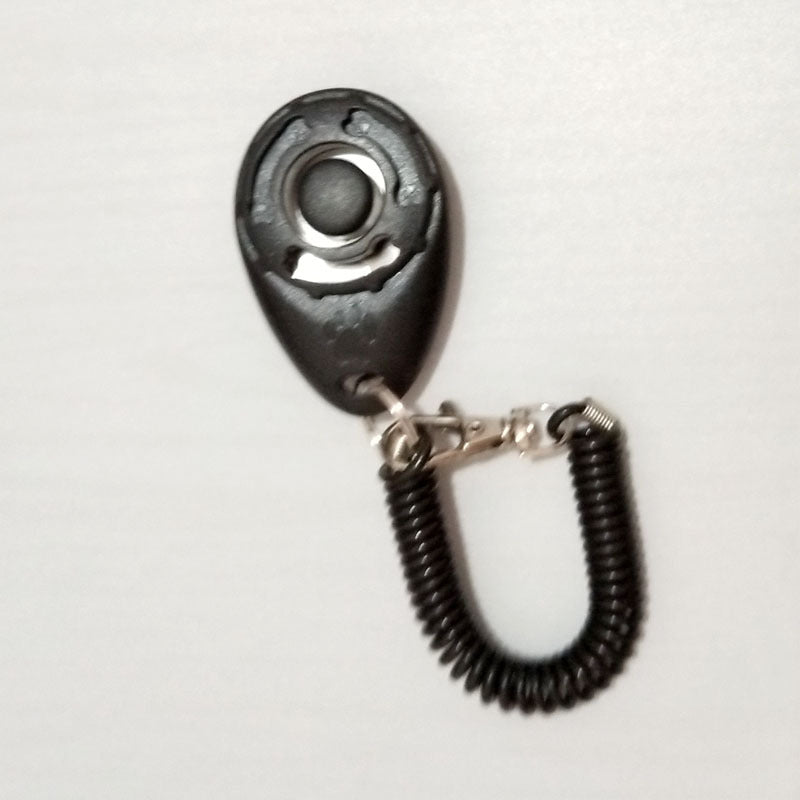 🧠🐕 Clicker Professionale da Addestramento per Cani con Laccetto a Molla!
