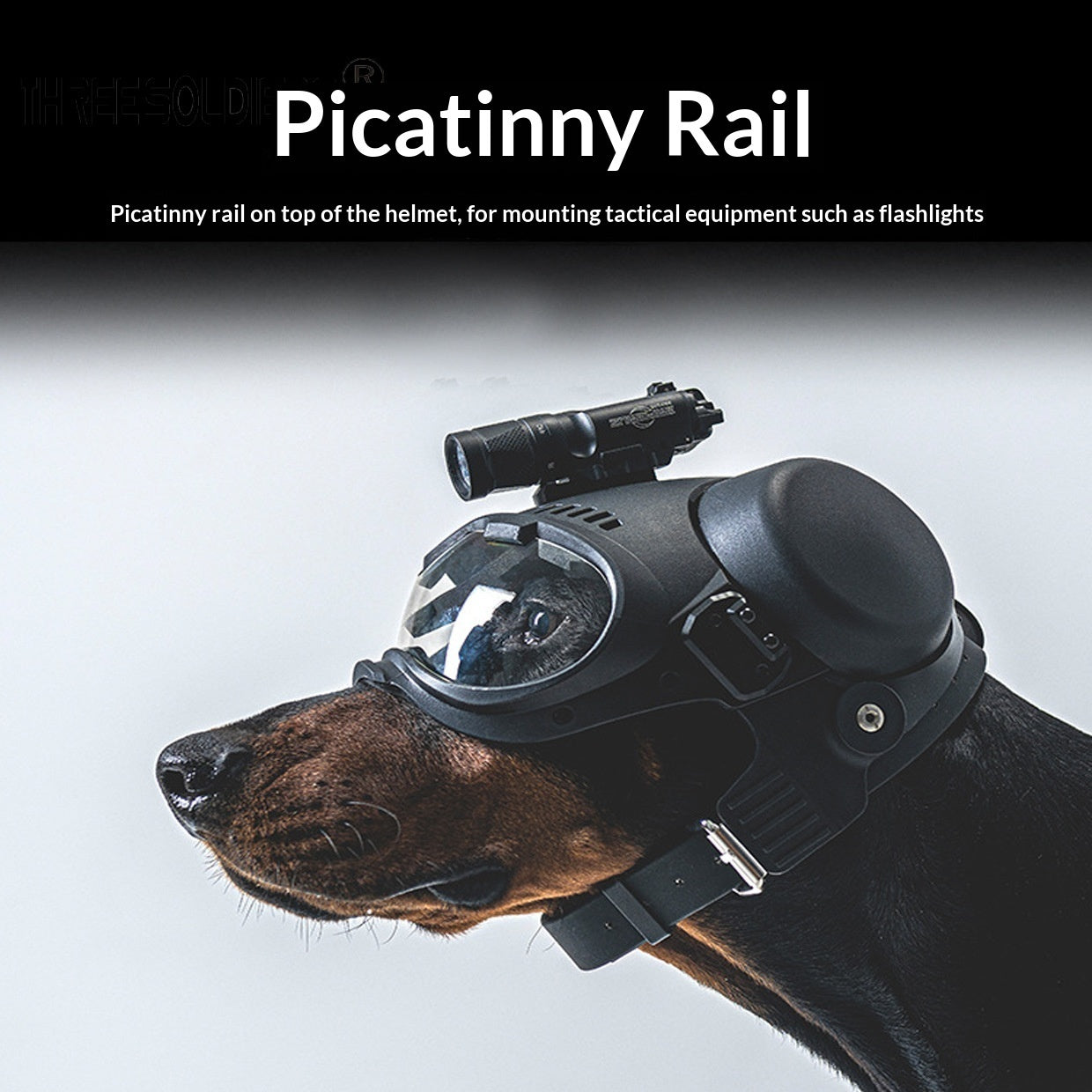 🐶🕶️ Maschera Tattica K9 con Occhiali Protettivi - Equipaggiamento d'Élite per Esploratori!