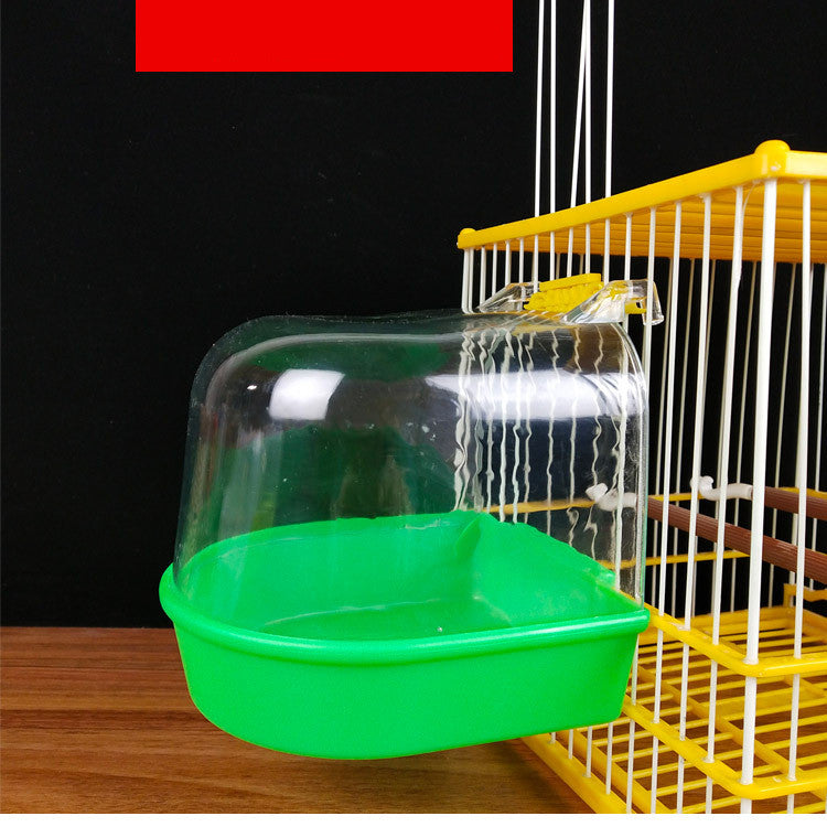 Bagnetto Esterno Splash-Proof: Igiene Perfetta, Acqua Pulita e Zero Schizzi 🐦💦