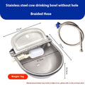 🐴💧 Abbeveratoio Automatico in Acciaio Inox con Galleggiante - Acqua Sempre Fresca!