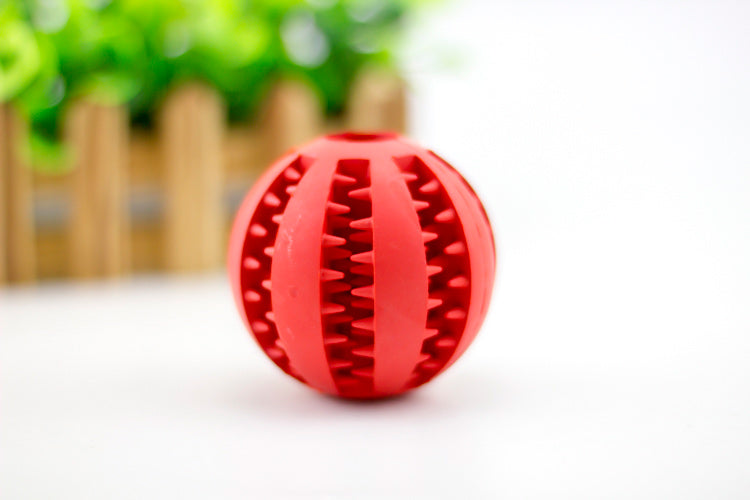 🎾🦷 Pallina Dispenser Snack Pulisci-Denti in Gomma - Divertimento al Sapore di Menta!