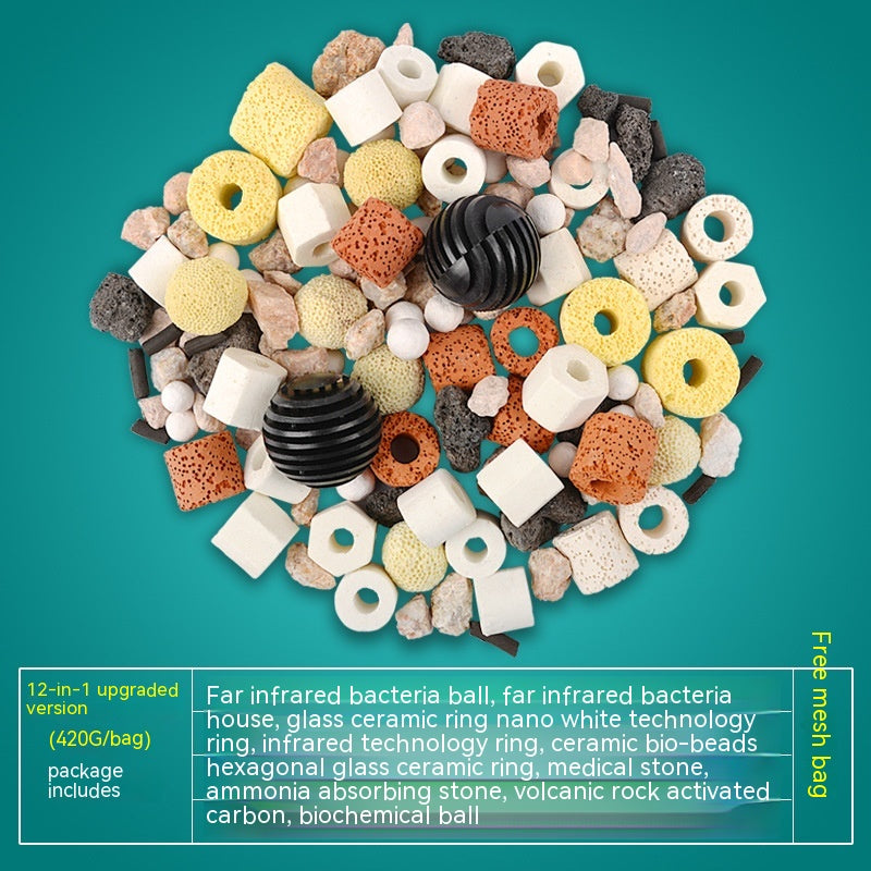 💧🛡️ Mix Materiale Filtrante Biologico Supremo per Acquario (Cannolicchi & Bio-Ring)