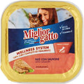 MIGLIORGATTO PATE' SALMONE GR 100 Spedizione gratuita in 2/3 giorni lavorativi (per ordini Pet Food da 40€ in su)