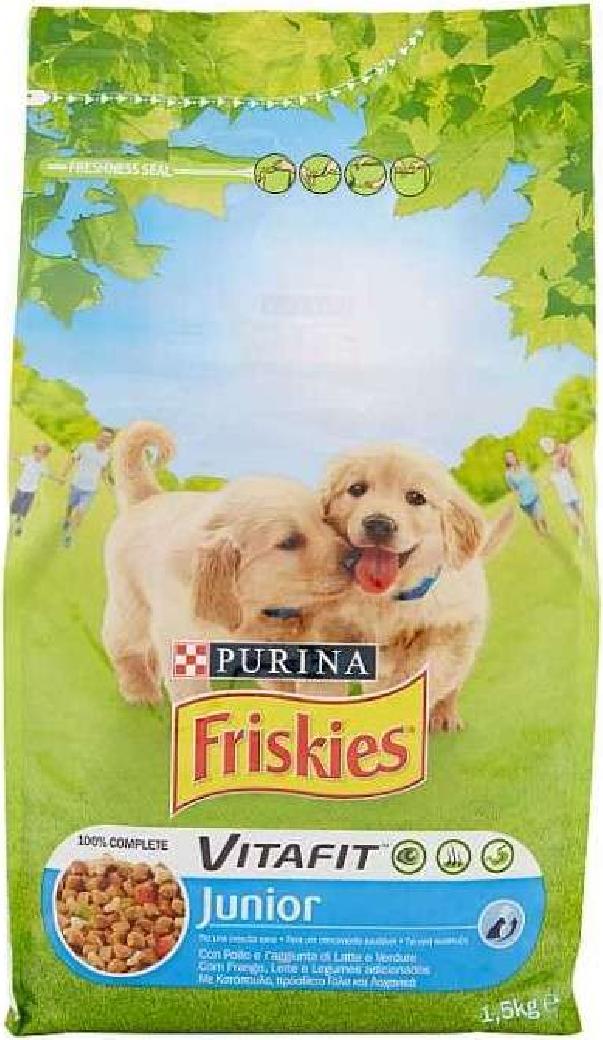 FRISKIES PURINA JUNIOR SECCO CANE KG 1,5 Spedizione gratuita in 2/3 giorni lavorativi (per ordini Pet Food da 40€ in su)