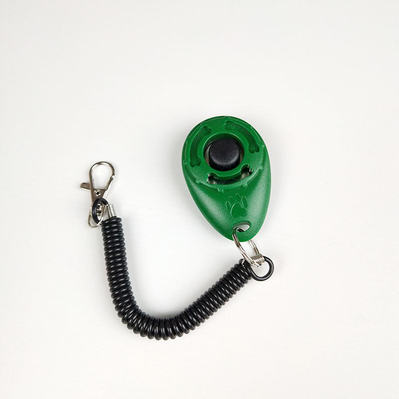 🧠🐕 Clicker Professionale da Addestramento per Cani con Laccetto a Molla!