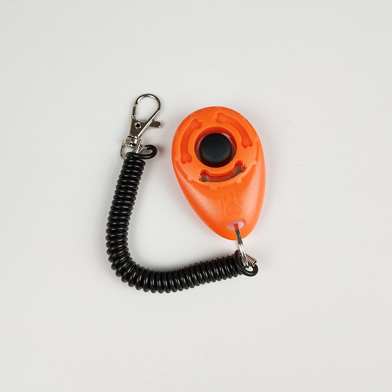 🧠🐕 Clicker Professionale da Addestramento per Cani con Laccetto a Molla!
