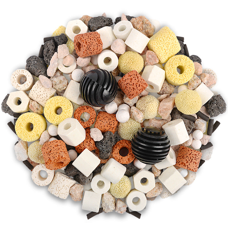 💧🛡️ Mix Materiale Filtrante Biologico Supremo per Acquario (Cannolicchi & Bio-Ring)