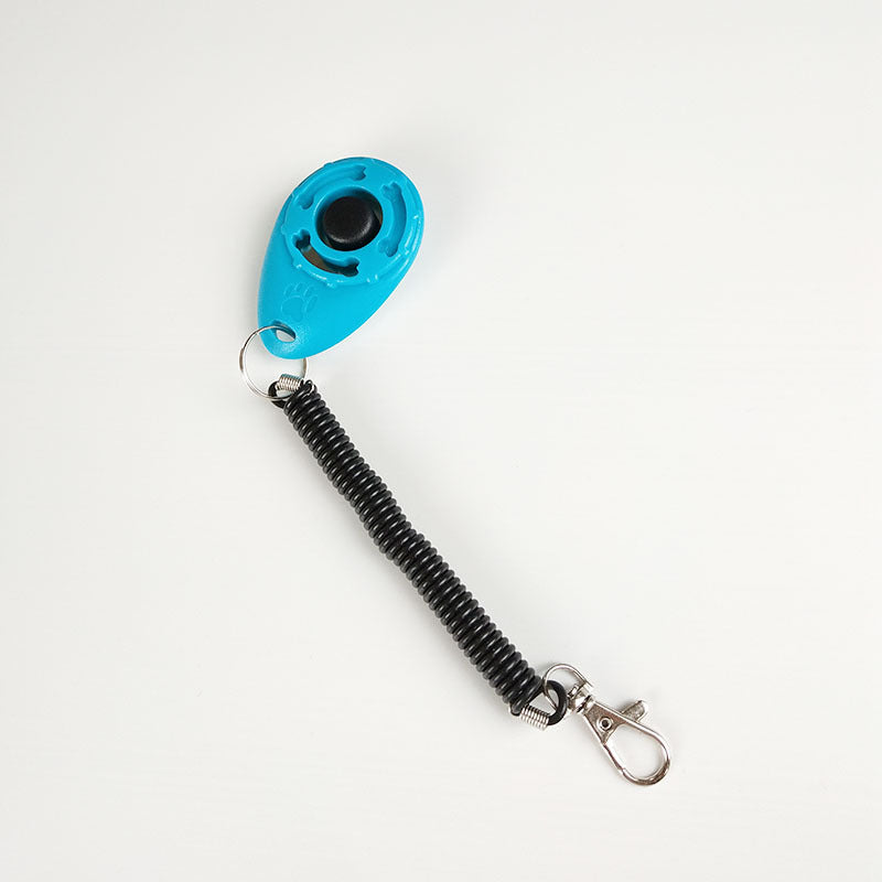 🧠🐕 Clicker Professionale da Addestramento per Cani con Laccetto a Molla!