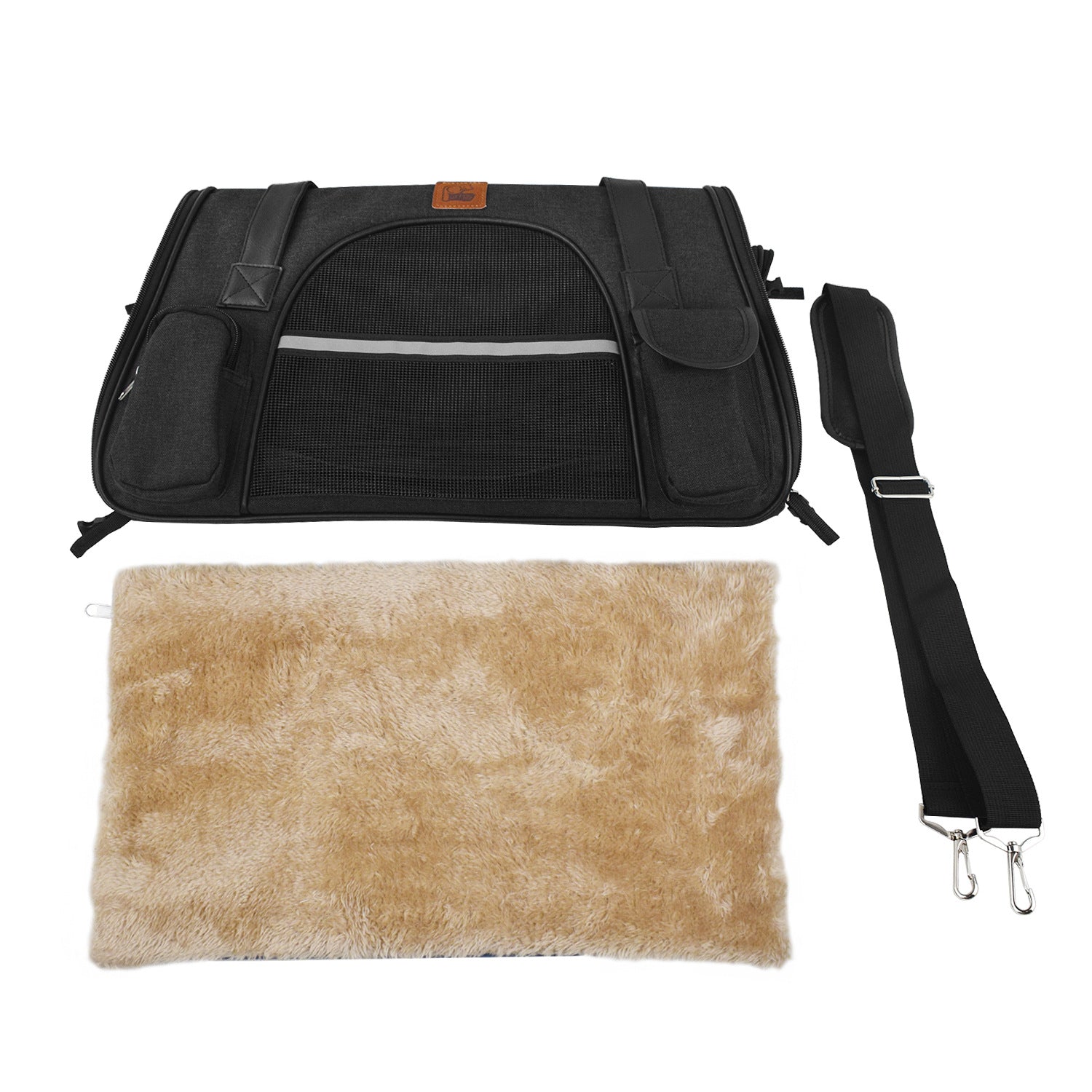 Borsa Trasportino "Travel-Luxury": Viaggi in Prima Classe, Comfort Imbottito e Zero Stress ✈️🐾