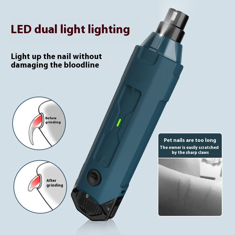 ⚙️🐾 Lima Unghie Elettrica a 6 Velocità con LED - Manicure Professionale e Senza Stress!