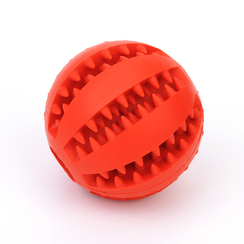 🎾🦷 Pallina Dispenser Snack Pulisci-Denti in Gomma - Divertimento al Sapore di Menta!
