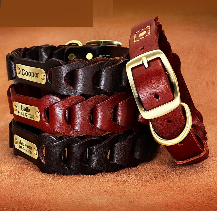 Collare Premium in Ecopelle: Stile Classico, Morbidezza Estrema e Zero Sfregamenti 🤎🐾