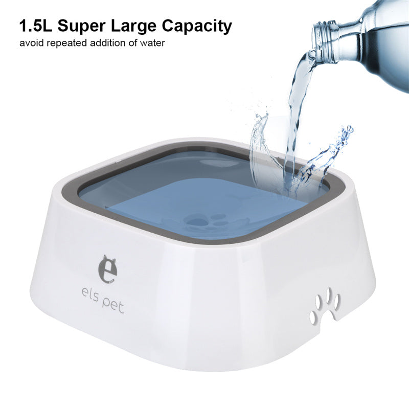 Ciotola Acqua Anti-Rovesciamento e Anti-Sgocciolamento per Cani e Gatti - Dispenser 1.5L