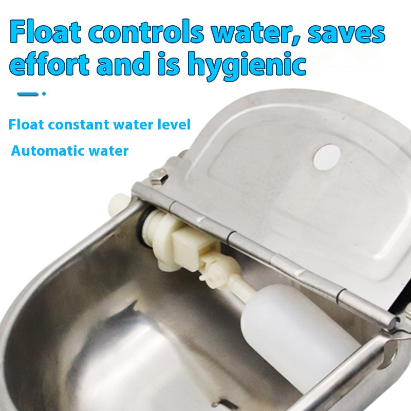 🐴💧 Abbeveratoio Automatico in Acciaio Inox con Galleggiante - Acqua Sempre Fresca!