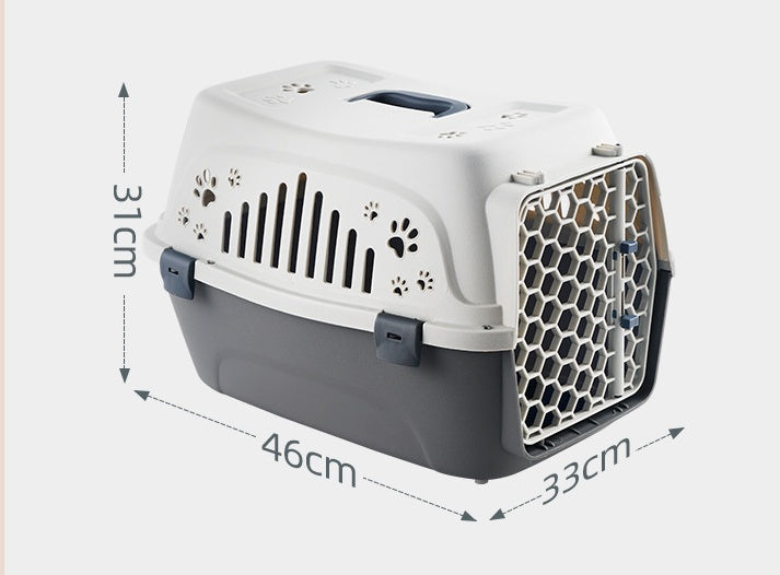 ✈️🐈 Trasportino Rigido "Air Box" per Cani e Gatti - Viaggia in Totale Sicurezza e Stile!