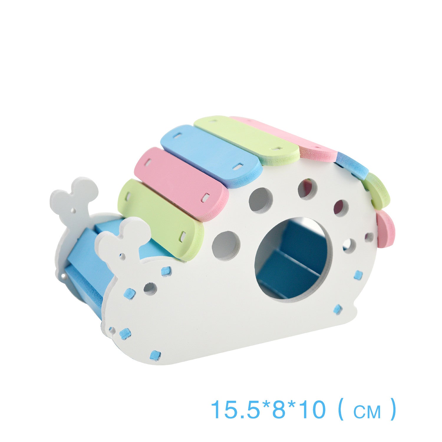 Casetta Rifugio "Rainbow": Design Colorato, Riposo Sicuro e Zero Stress 🌈🐹