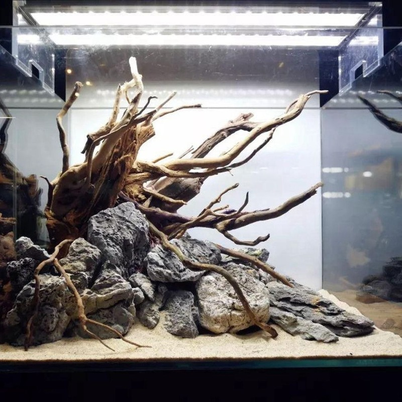 ⛰️🌿 Decorazione Scenografica in Legno per Acquario - Il Tuo Paesaggio Sommerso!